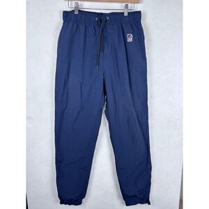Stussy Patta Track Pants Sz Med Navy Streetwear Joggers Nylon Gym Athletic